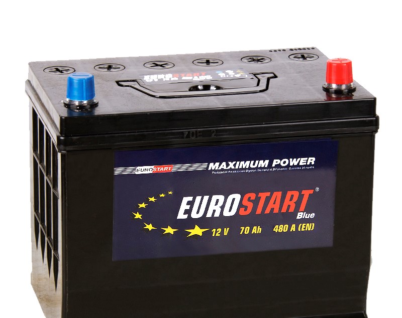 Аккумулятор автомобильный EUROSTART ASIA 70R (480А 260X173X225)