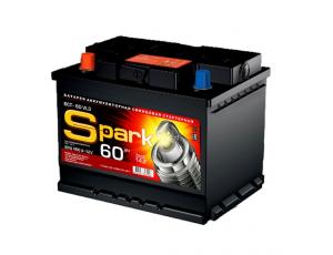 Аккумулятор автомобильный Spark 60Ah 460A (п.п.)