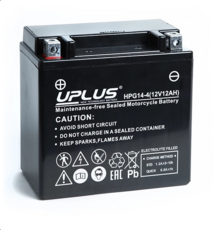 Мото аккумулятор Leoch UPLUS NANO GEL HPG14-4 12Ah